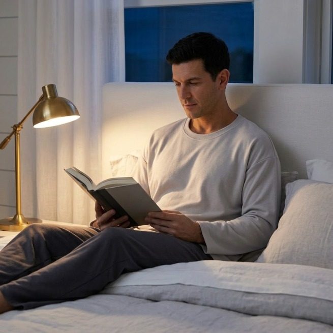 Light grey / charcoal cotton pajamas